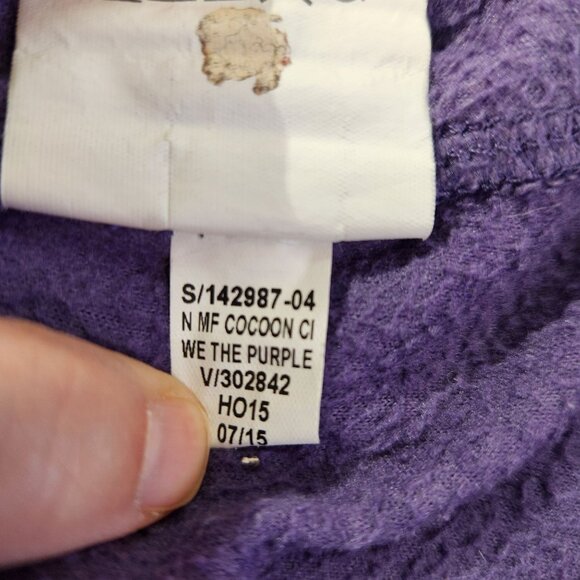 Old Navy Purple Active Womens Cocoon Pullover Sweatshirt Womens Plus Size XXL - Picture 16 of 16